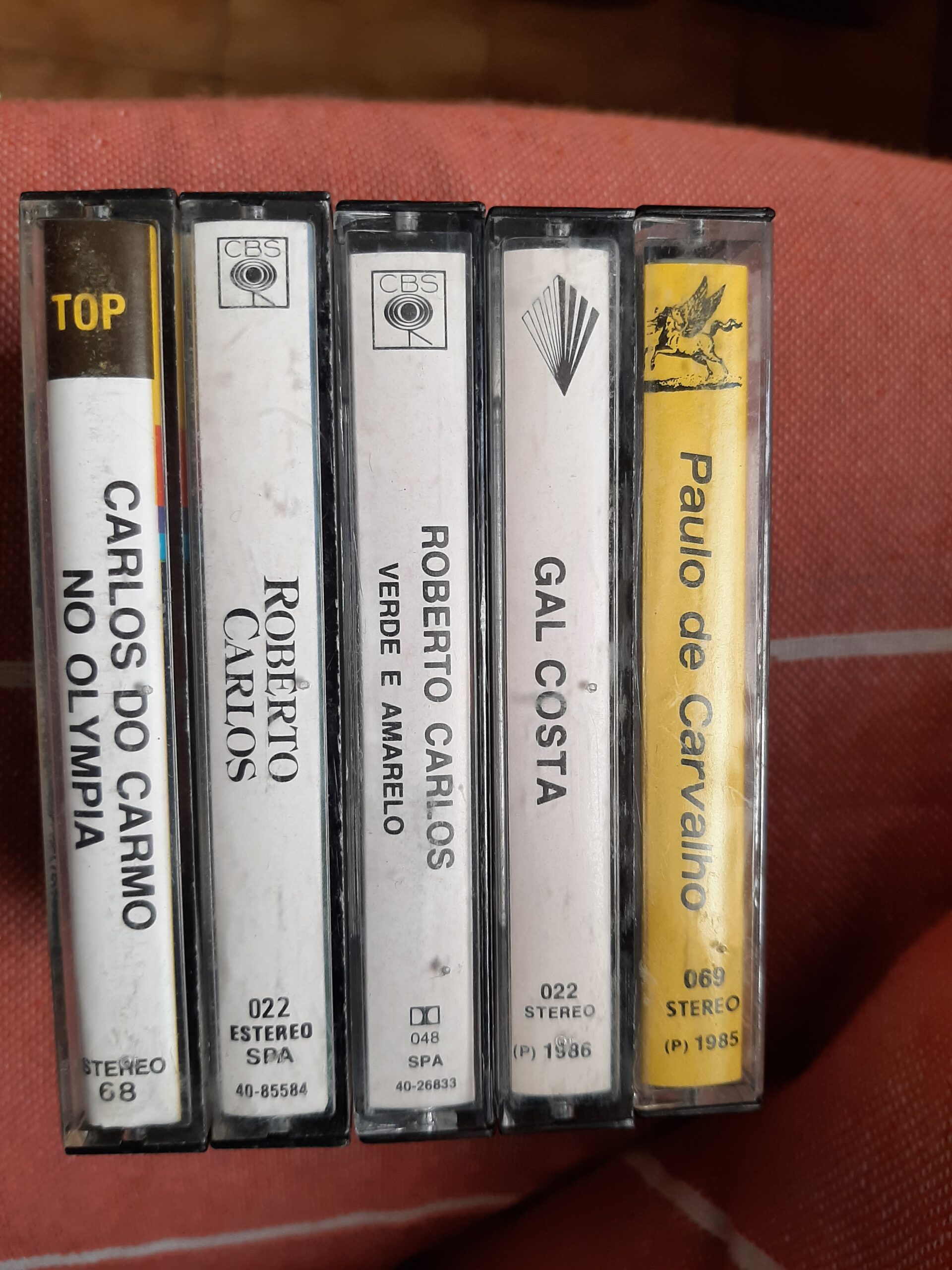 8 cassetes como novas.