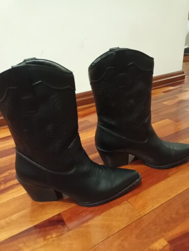 Botas Cowboy pretas