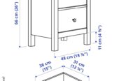Duas cómodas (mesas de cabeceira) do Ikea