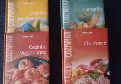 Coleção completa de 6 livros “O Prazer de Cozinhar” – 1ª Edição de Dezembro 2010