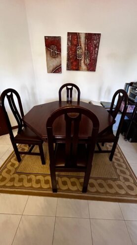 Mesa sala jantar com cadeiras