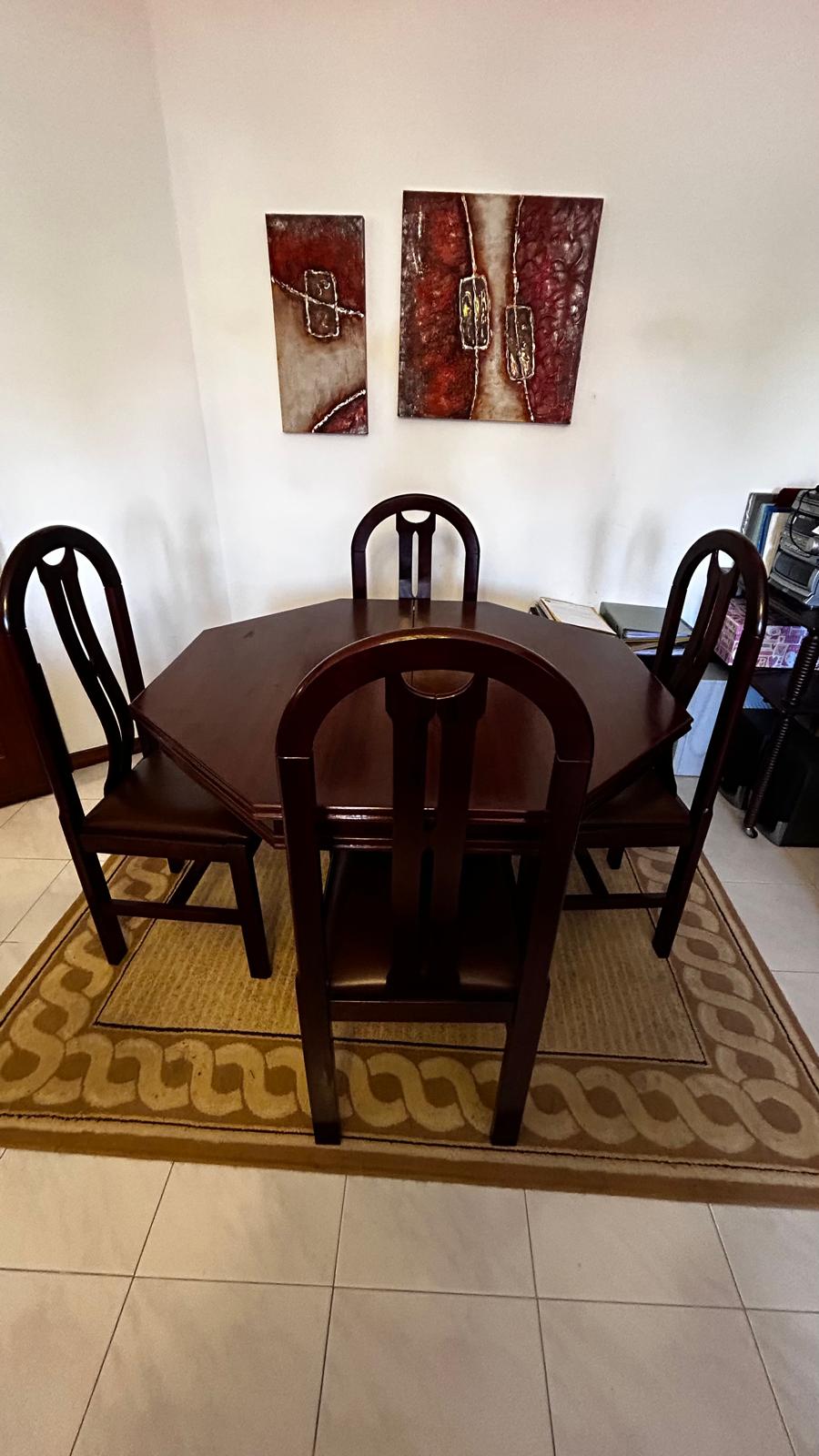 Mesa sala jantar com cadeiras