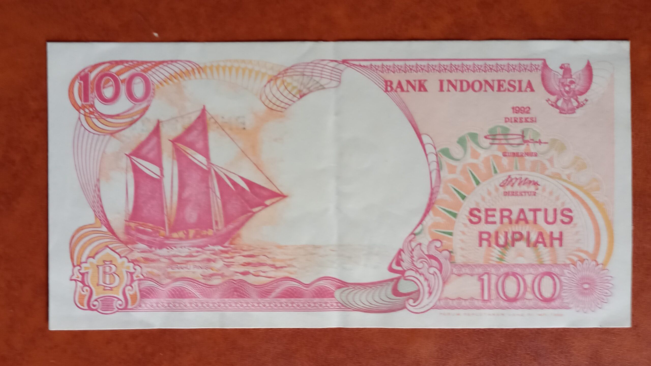100 Rupiah Indonésia (1992)