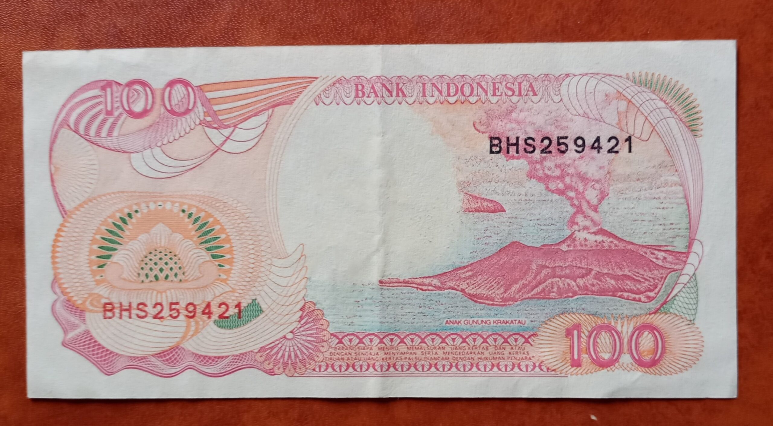 100 Rupiah Indonésia (1992)